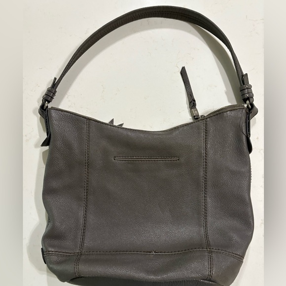 Sak Elegant Gray Leather Bag - Picture 1 of 7